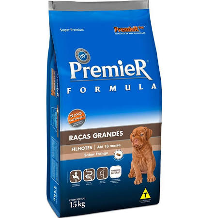 Premier Fórmula Raças Grandes Filhotes-15 kg