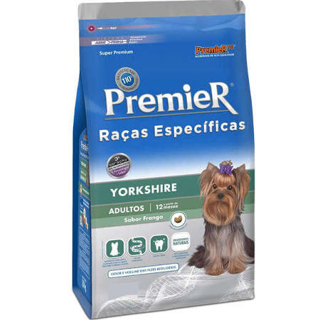 Ração Premier Pet Raças Específicas Yorkshire Adulto 1,0kg